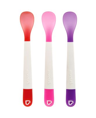 MUNCHKIN SET 3 CUCHARA CON APOYO ROSADO