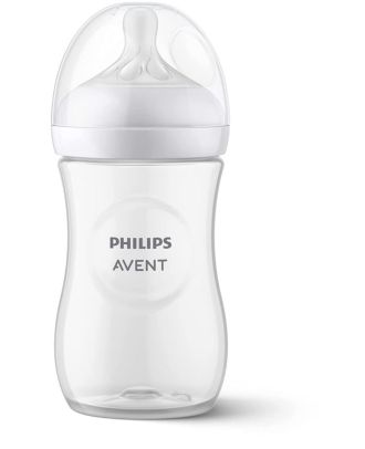 AVENT BIBERON RESPUESTA NATURAL TRANSLUCIDO 260ML