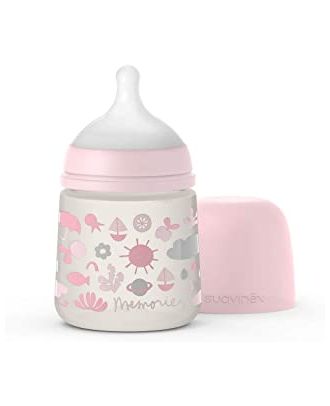 SUAVINEX BIBERON FISIOLOGICO MEMORIES ROSA 150ML