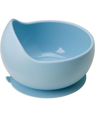 BUBA BOWL DE SILICONA CON VENTOSA AZUL