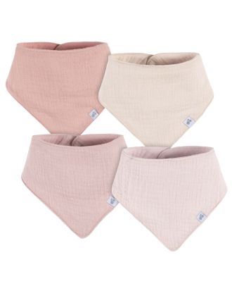 JUST BORN SET 4 BANDANAS ROSA