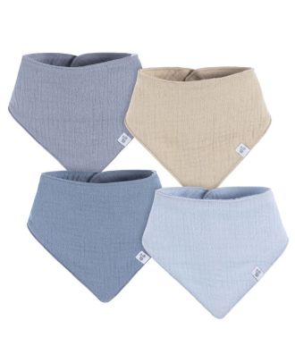 JUST BORN SET 4 BANDANAS AZUL