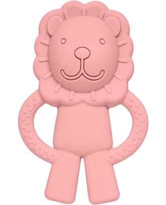 BUBA MORDILLO SILICONA LEON ROSA