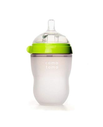 COMOTOMO BIBERON SILICONE VERDE 250ML