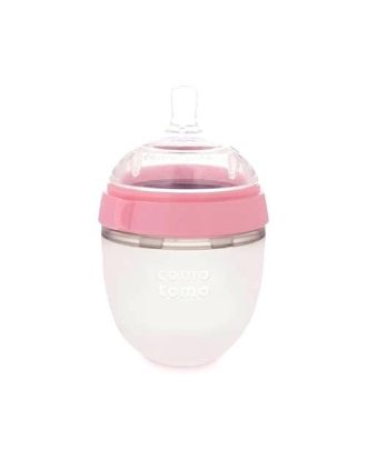 COMOTOMO BIBERON SILICONA ROSADO 150ML