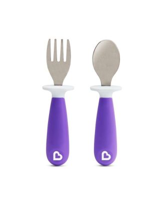 MUNCHKIN CUBIERTO INOX RAISE LILA