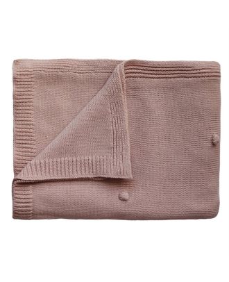 MUSHIE MANTA DE HILO DOTS BLUSH