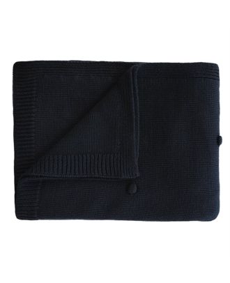 MUSHIE MANTA DE HILO DOTS DARK NAVY