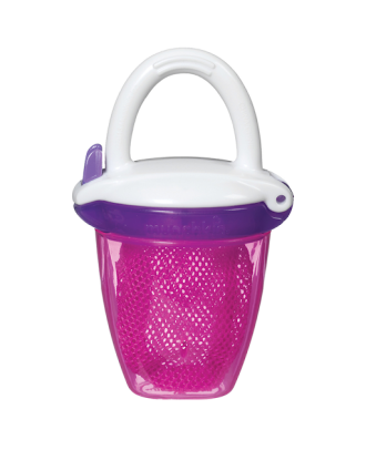 MUNCHKIN CHUPETE ALIMENTADOR CON TAPA ROSADO