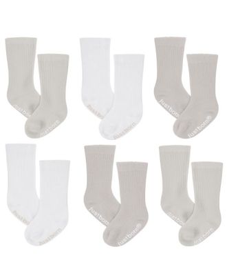 JUST BORN SET 06 MEDIAS VINTAGE NEUTRO-6-12M