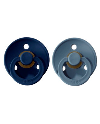 BIBS SET CHUPETE CAUCHO DEEP SPACE/PETROL 1