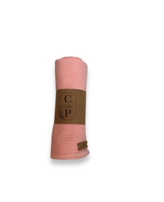 CASA PALERMO MANTA ALGODON ORGANICO ROSA BEBE