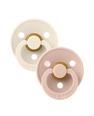 BIBS SET CHUPETE CAUCHO IVORY BLUSH 1
