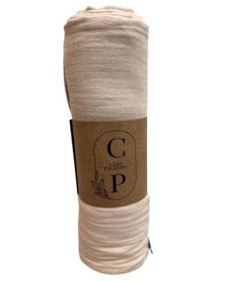 CASA PALERMO MANTA ALGODON ORGANICO BEIGE