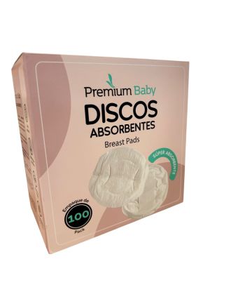 PREMIUM BABY DISCOS ABSORVENTES DESACHABLES 100 UNIDADES