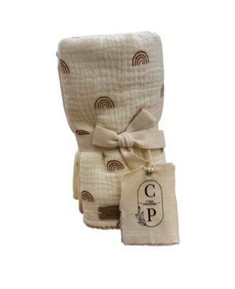 CASA PALERMO MANTA DOBLE MUSELINA ARCO IRIS