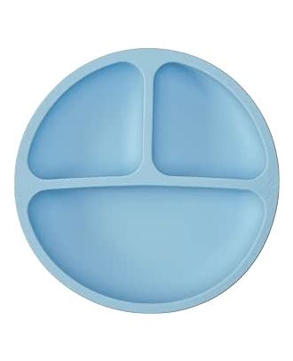 BUBA PLATO SILICONA AZUL