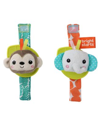 BRIGHT STARTS SET 2 PULSERA MORDILLO SONAJERO